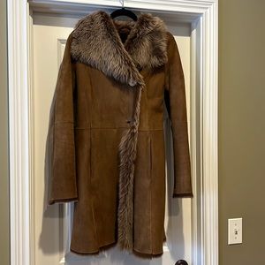 HSO Real sheep skin real fur coat in perfect condition